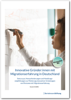 Cover Innovative Gründer:innen mit Migrationserfahrung in Deutschland